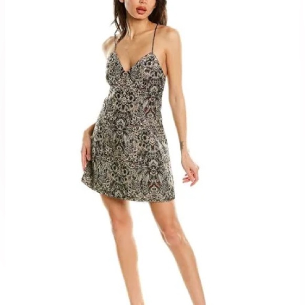 Alice + Olivia Tayla mini dress, women’s size 2, multi color floral
